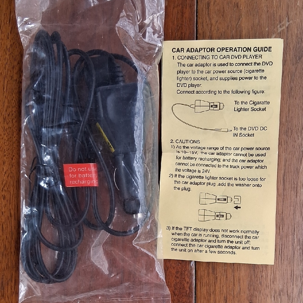 Source Unknown Car DVD Player Adapter - Black